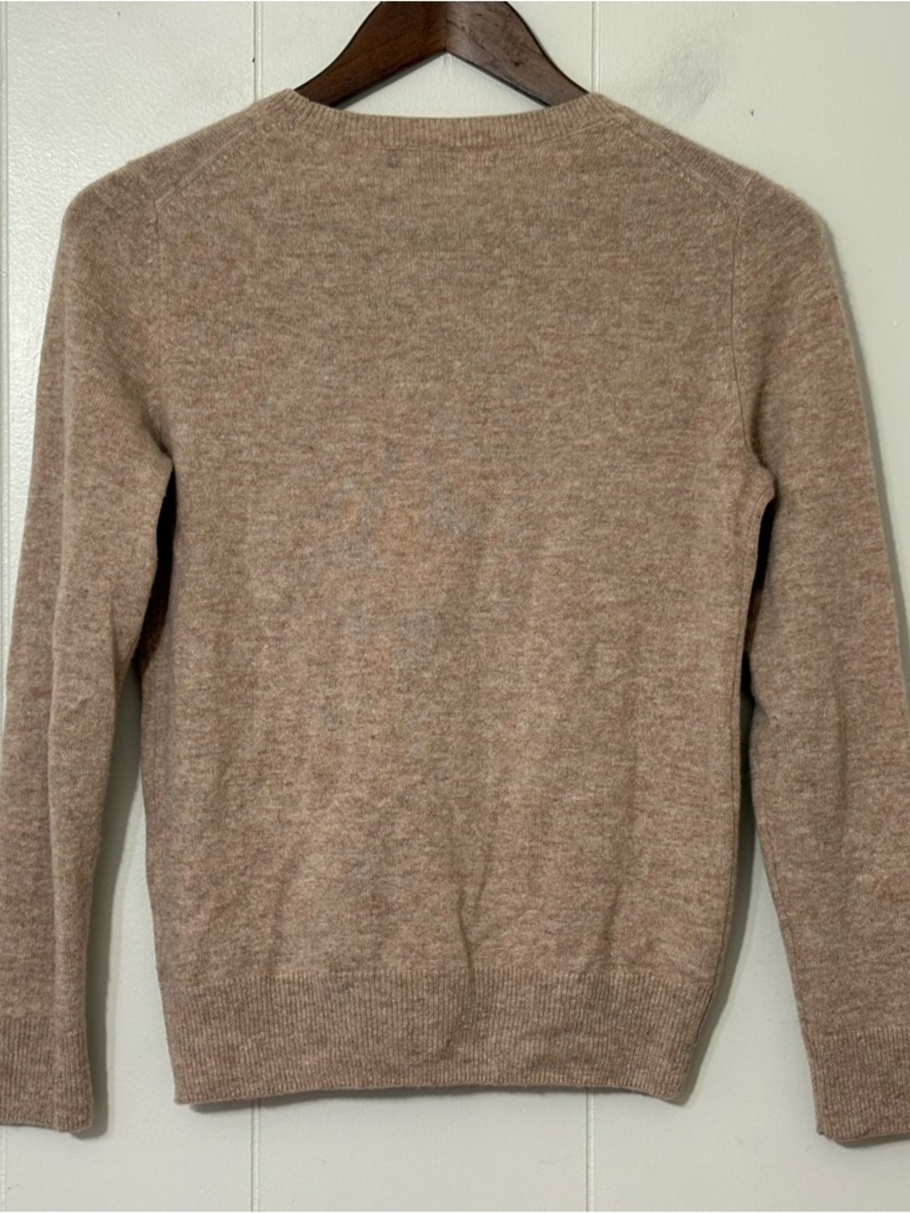 Quince 100% Cashmere Crewneck Sweater XS Oatmeal Neutral Minimalist Soft Luxury - Picture 9 of 9